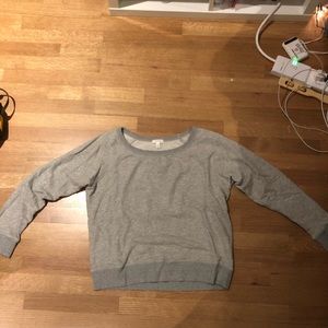 Light grey crew neck